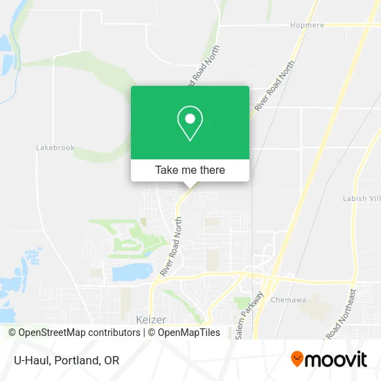 U-Haul map