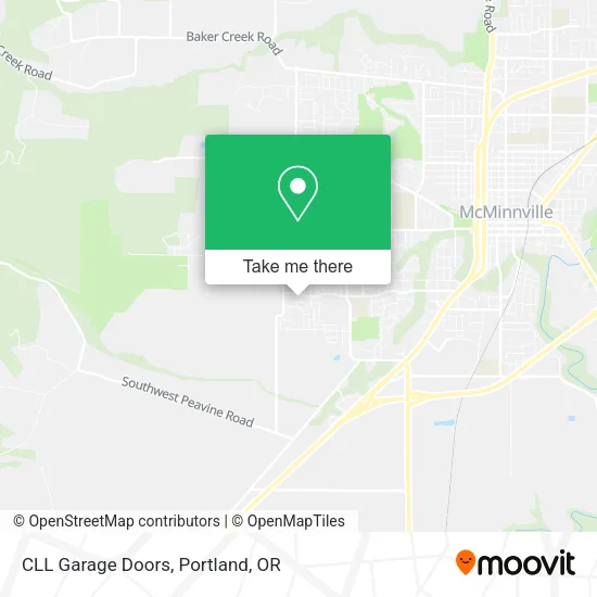 Mapa de CLL Garage Doors