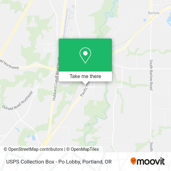 USPS Collection Box - Po Lobby map