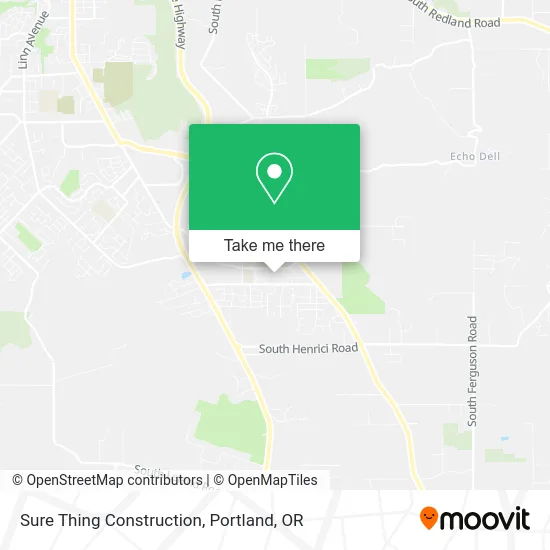 Sure Thing Construction map