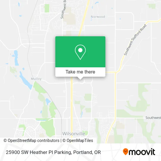 25900 SW Heather PI Parking map