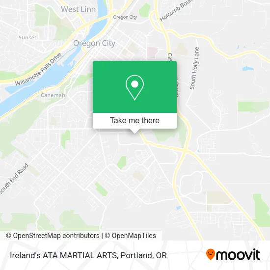 Ireland's ATA MARTIAL ARTS map