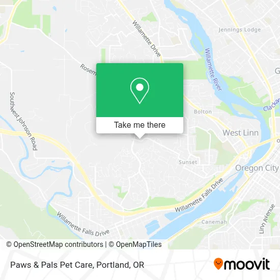 Paws & Pals Pet Care map