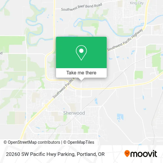 Mapa de 20260 SW Pacific Hwy Parking