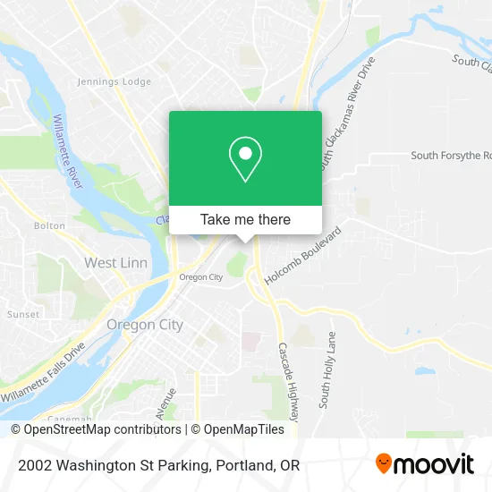 2002 Washington St Parking map