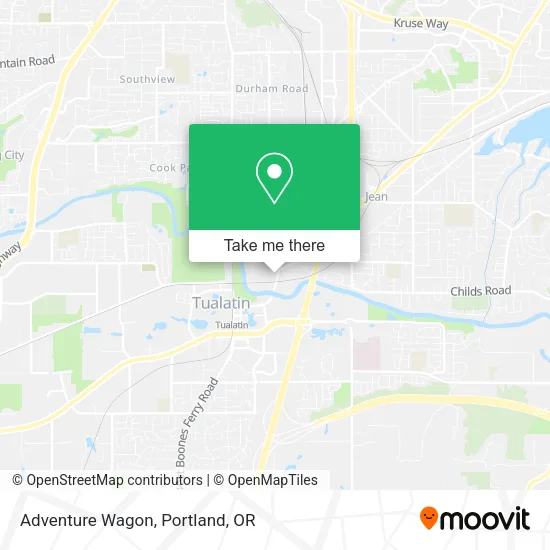 Adventure Wagon map