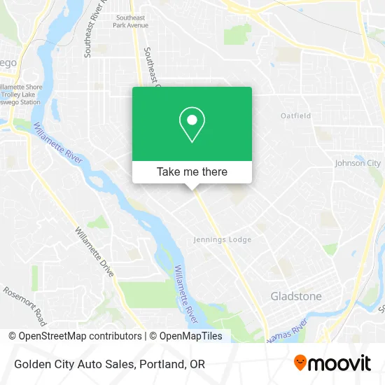 Golden City Auto Sales map
