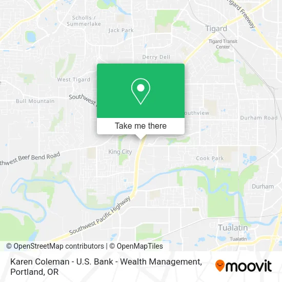 Mapa de Karen Coleman - U.S. Bank - Wealth Management