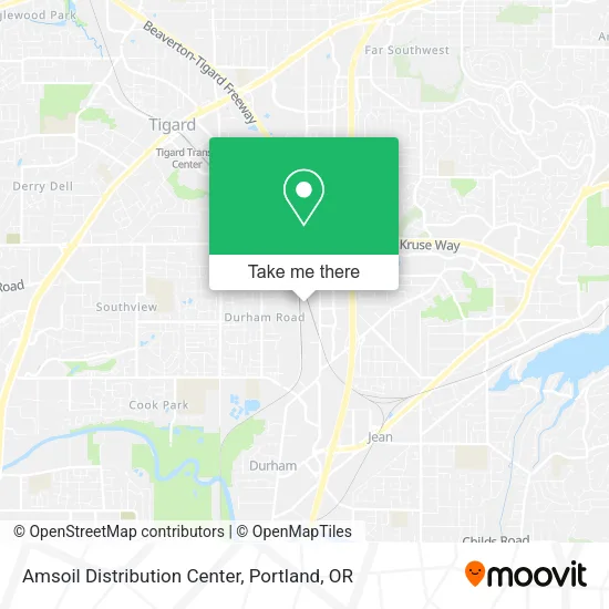 Amsoil Distribution Center map