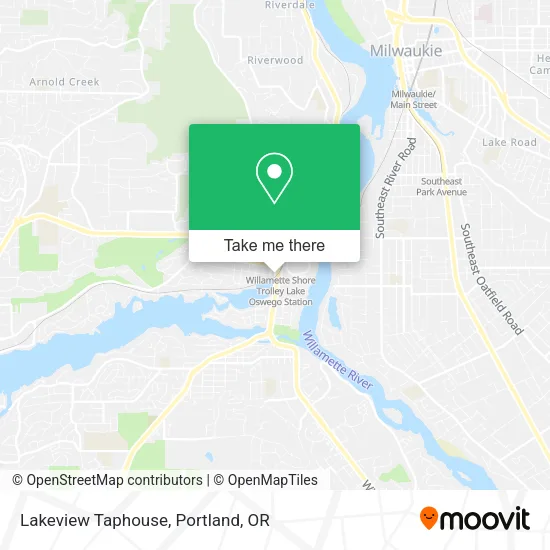 Mapa de Lakeview Taphouse