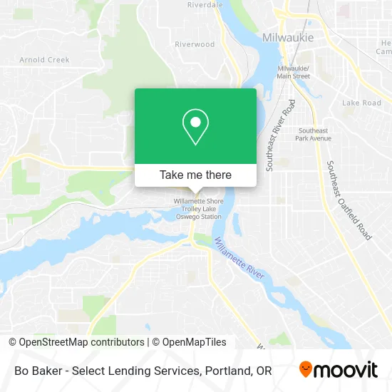 Bo Baker - Select Lending Services map