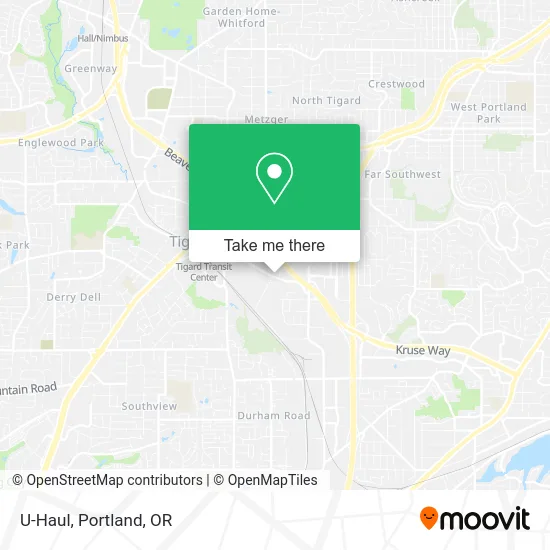 U-Haul map