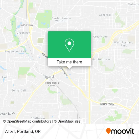 Mapa de AT&T