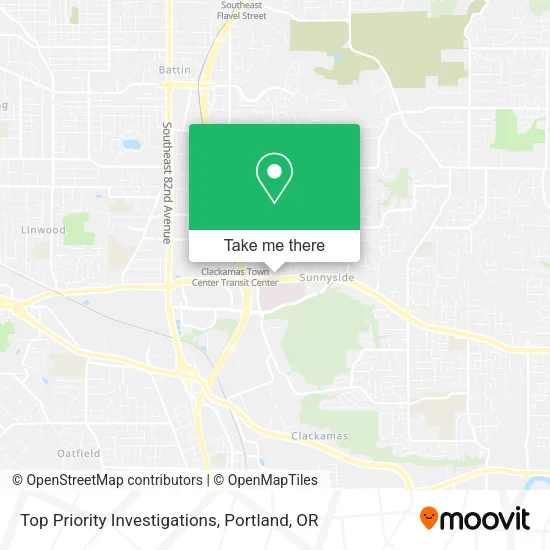 Mapa de Top Priority Investigations