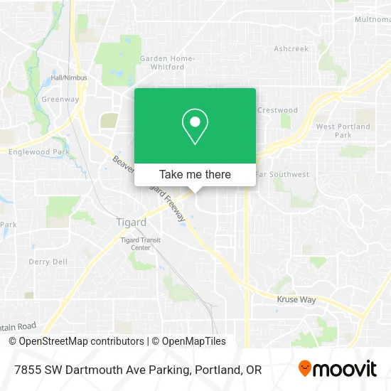7855 SW Dartmouth Ave Parking map