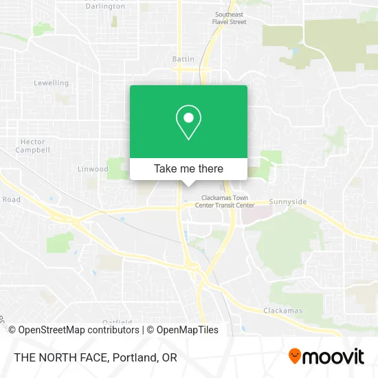 THE NORTH FACE map