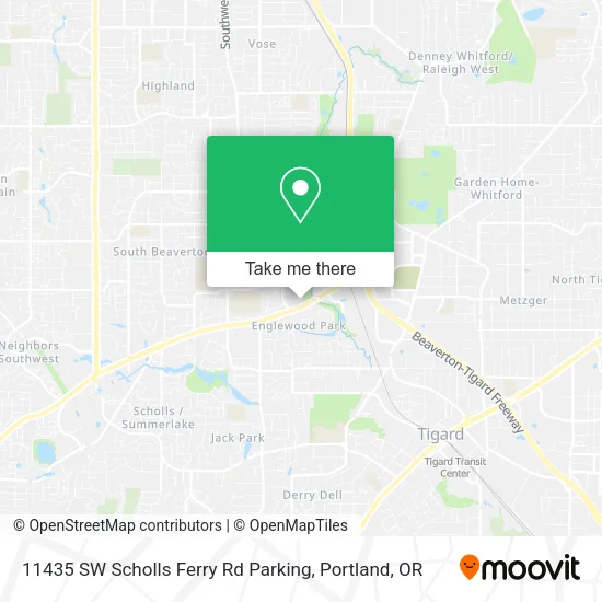 11435 SW Scholls Ferry Rd Parking map