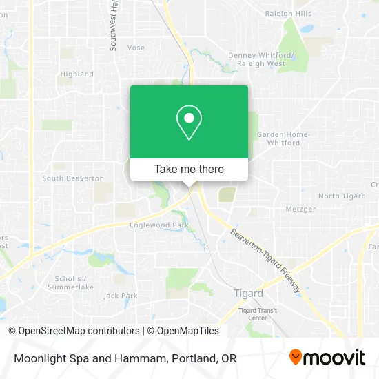 Mapa de Moonlight Spa and Hammam