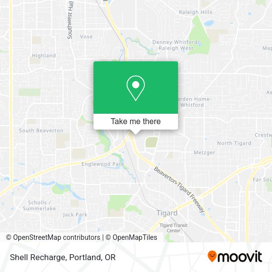Shell Recharge map