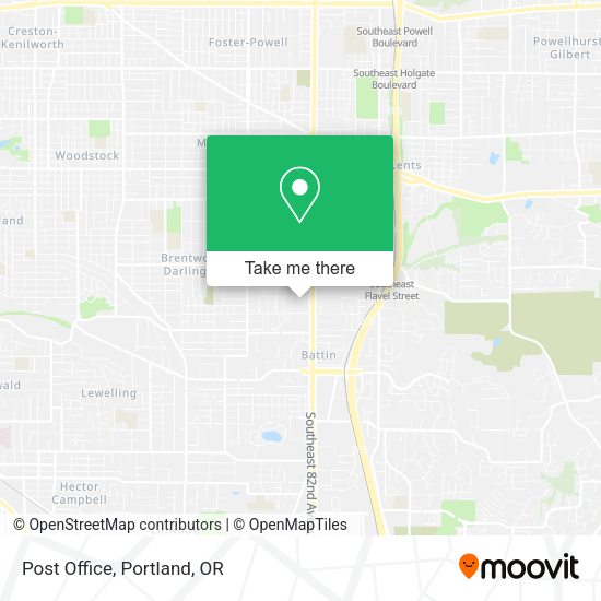 Post Office map