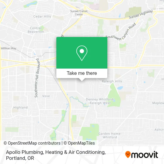 Mapa de Apollo Plumbing, Heating & Air Conditioning