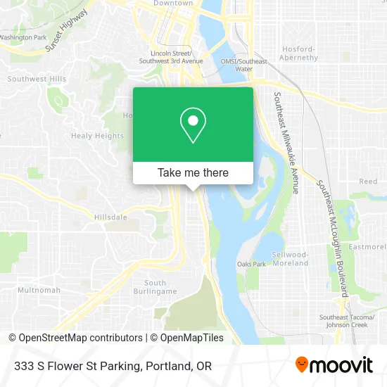 333 S Flower St Parking map