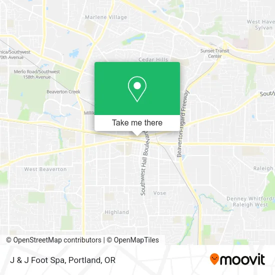 Mapa de J & J Foot Spa