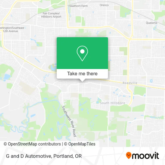 Mapa de G and D Automotive