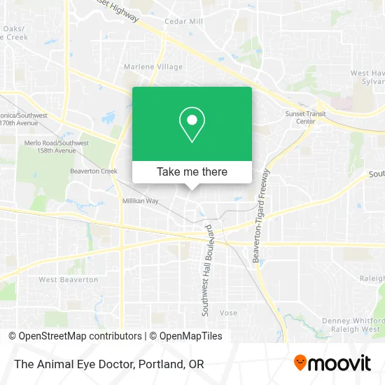 The Animal Eye Doctor map