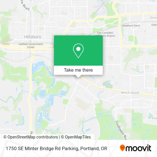 1750 SE Minter Bridge Rd Parking map