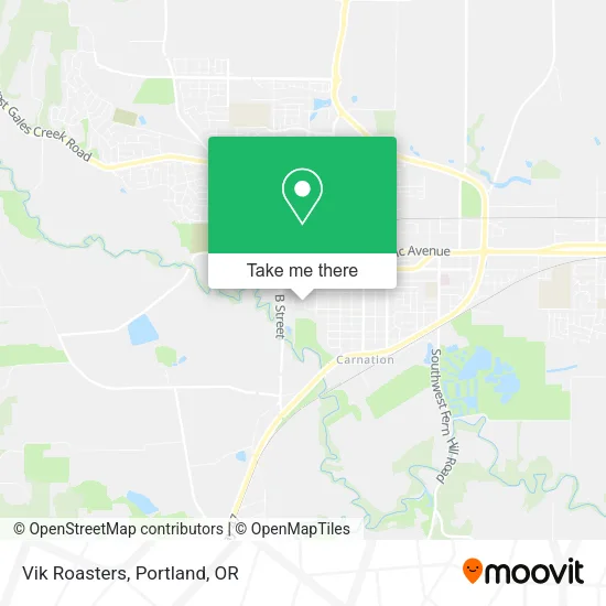 Vik Roasters map