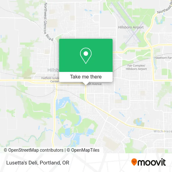 Mapa de Lusetta's Deli