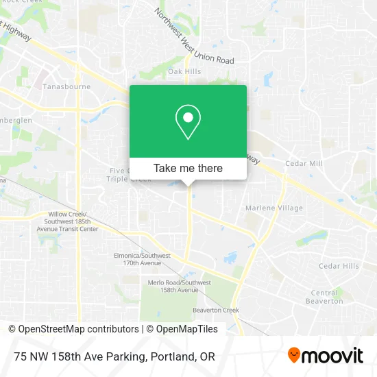 75 NW 158th Ave Parking map