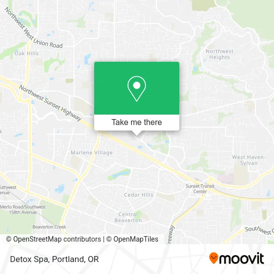 Mapa de Detox Spa