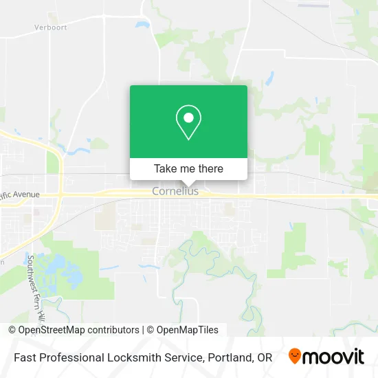 Fast Professional Locksmith Service map