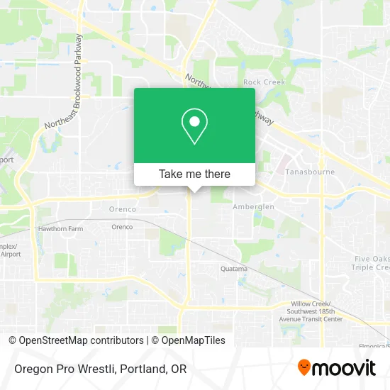 Mapa de Oregon Pro Wrestli