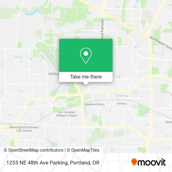 Mapa de 1255 NE 48th Ave Parking
