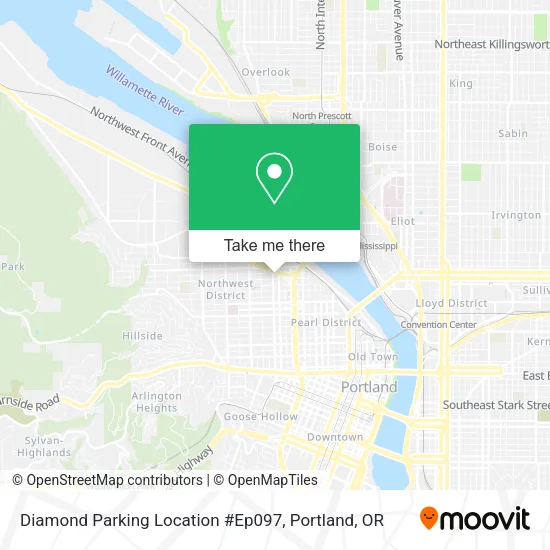 Mapa de Diamond Parking Location #Ep097