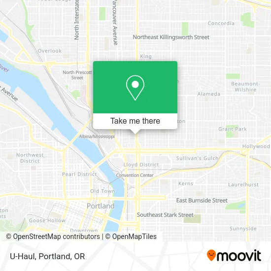 Mapa de U-Haul