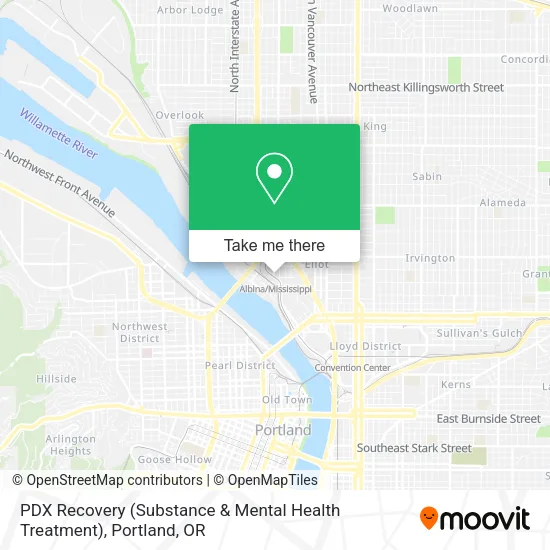 PDX Recovery (Substance & Mental Health Treatment) map
