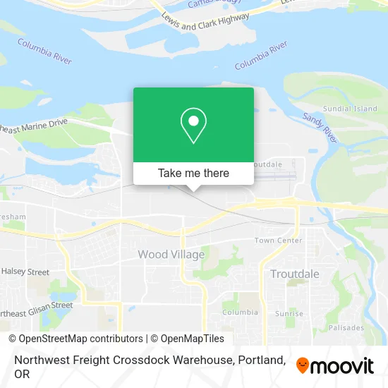 Mapa de Northwest Freight Crossdock Warehouse