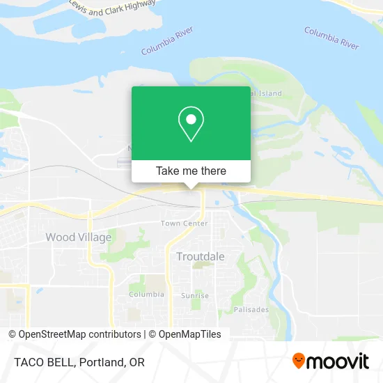 TACO BELL map
