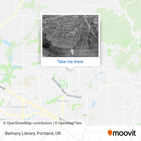 Mapa de Bethany Library