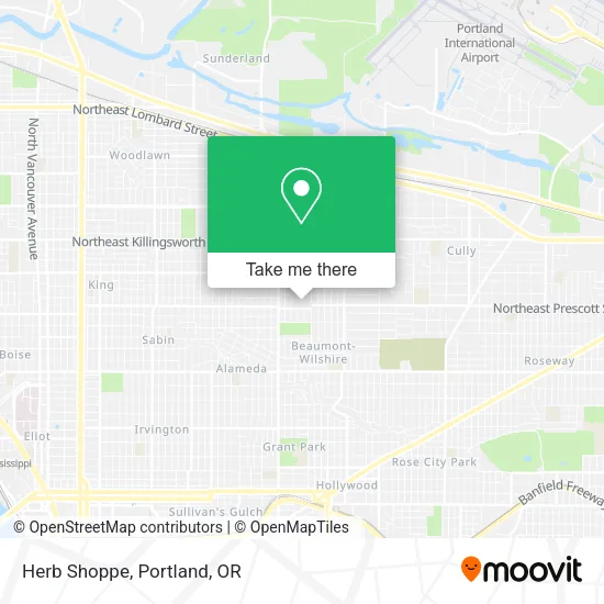 Mapa de Herb Shoppe