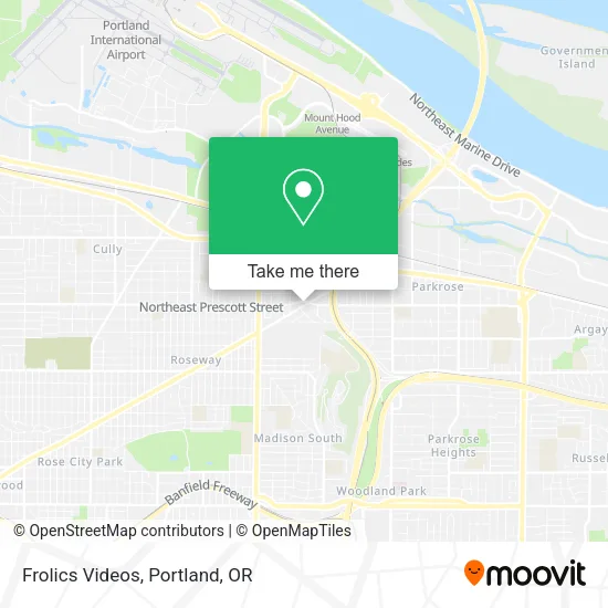Mapa de Frolics Videos