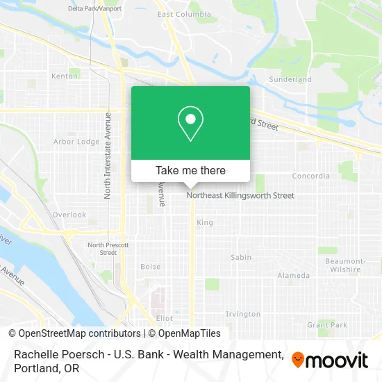 Mapa de Rachelle Poersch - U.S. Bank - Wealth Management