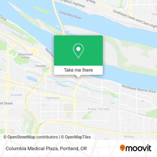 Columbia Medical Plaza map