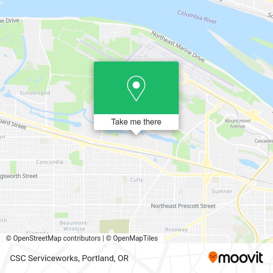 CSC Serviceworks map