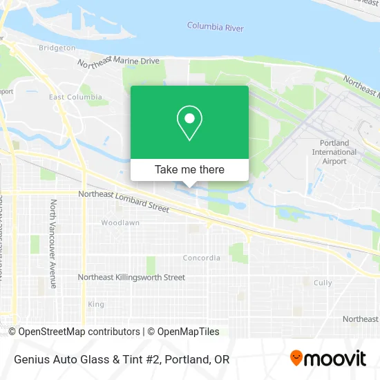 Genius Auto Glass & Tint #2 map