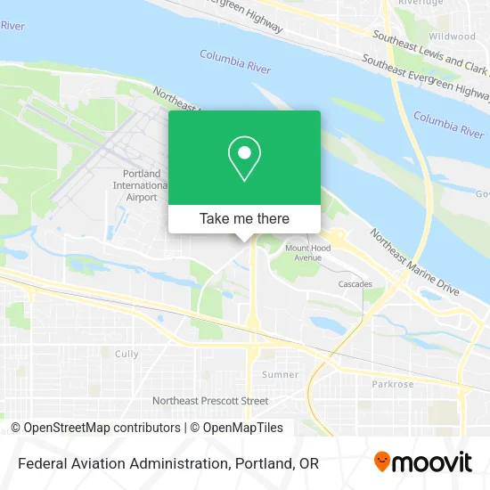 Mapa de Federal Aviation Administration